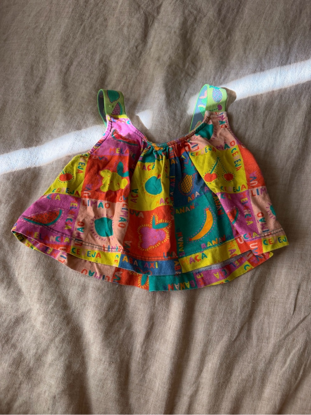 Colorful Fruit Patch Tank Top - from Spain